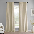 Rideaux occultants en velours Simply Velvet de Exclusive Fabrics, lot de 2 panneaux – Rideaux de fenêtre en velours pour salon et chambre