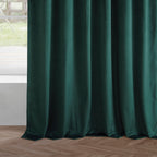 Rideaux occultants en velours Simply Velvet de Exclusive Fabrics, lot de 2 panneaux – Rideaux de fenêtre en velours pour salon et chambre