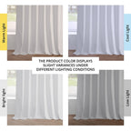 Rideaux occultants en velours Simply Velvet de Exclusive Fabrics, lot de 2 panneaux – Rideaux de fenêtre en velours pour salon et chambre