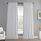 Rideaux occultants en velours Simply Velvet de Exclusive Fabrics, lot de 2 panneaux – Rideaux de fenêtre en velours pour salon et chambre