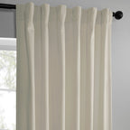 Rideaux occultants en velours Simply Velvet de Exclusive Fabrics, lot de 2 panneaux – Rideaux de fenêtre en velours pour salon et chambre