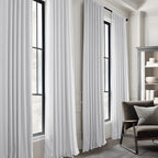 Rideaux occultants en velours Simply Velvet de Exclusive Fabrics, lot de 2 panneaux – Rideaux de fenêtre en velours pour salon et chambre