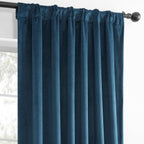 Rideaux occultants en velours Simply Velvet de Exclusive Fabrics, lot de 2 panneaux – Rideaux de fenêtre en velours pour salon et chambre