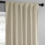 Rideaux occultants en velours Simply Velvet de Exclusive Fabrics, lot de 2 panneaux – Rideaux de fenêtre en velours pour salon et chambre