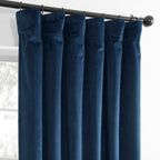 Rideaux occultants en velours Simply Velvet de Exclusive Fabrics, lot de 2 panneaux – Rideaux de fenêtre en velours pour salon et chambre