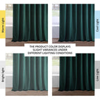 Rideaux occultants en velours Simply Velvet de Exclusive Fabrics, lot de 2 panneaux – Rideaux de fenêtre en velours pour salon et chambre