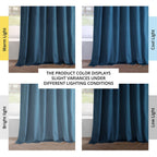Rideaux occultants en velours Simply Velvet de Exclusive Fabrics, lot de 2 panneaux – Rideaux de fenêtre en velours pour salon et chambre