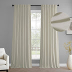 Rideaux occultants en velours Simply Velvet de Exclusive Fabrics, lot de 2 panneaux – Rideaux de fenêtre en velours pour salon et chambre