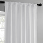 Rideaux occultants en velours Simply Velvet de Exclusive Fabrics, lot de 2 panneaux – Rideaux de fenêtre en velours pour salon et chambre
