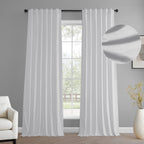 Rideaux occultants en velours Simply Velvet de Exclusive Fabrics, lot de 2 panneaux – Rideaux de fenêtre en velours pour salon et chambre