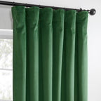 Rideaux occultants en velours Simply Velvet de Exclusive Fabrics, lot de 2 panneaux – Rideaux de fenêtre en velours pour salon et chambre