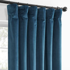 Rideaux occultants en velours Simply Velvet de Exclusive Fabrics, lot de 2 panneaux – Rideaux de fenêtre en velours pour salon et chambre