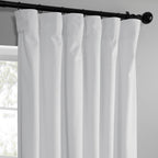 Rideaux occultants en velours Simply Velvet de Exclusive Fabrics, lot de 2 panneaux – Rideaux de fenêtre en velours pour salon et chambre