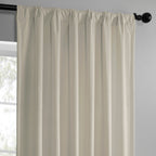 Rideaux occultants en velours Simply Velvet de Exclusive Fabrics, lot de 2 panneaux – Rideaux de fenêtre en velours pour salon et chambre