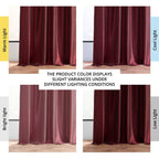 Rideaux occultants thermiques texturés en fausse soie Dupioni Exclusive Fabrics (1 panneau)