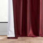 Rideaux occultants thermiques texturés en fausse soie Dupioni Exclusive Fabrics (1 panneau)