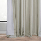 Rideaux occultants thermiques texturés en fausse soie Dupioni Exclusive Fabrics (1 panneau)