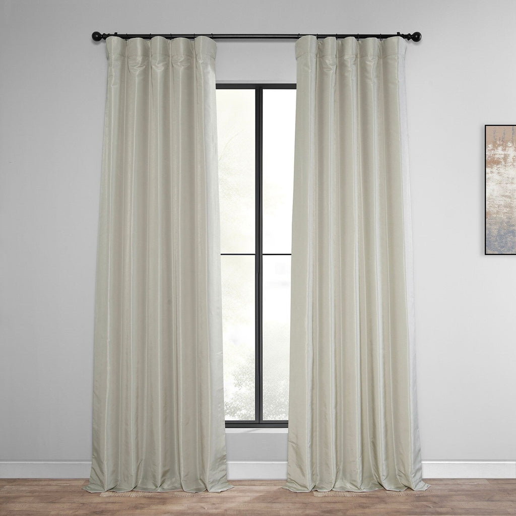 Rideaux occultants thermiques texturés en fausse soie Dupioni Exclusive Fabrics (1 panneau)