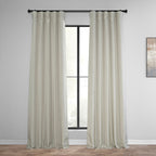 Rideaux occultants thermiques texturés en fausse soie Dupioni Exclusive Fabrics (1 panneau)
