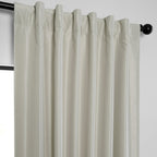 Rideaux occultants thermiques texturés en fausse soie Dupioni Exclusive Fabrics (1 panneau)