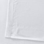 Paire de rideaux transparents en voile poly blanc Exclusive Fabrics (2 panneaux)