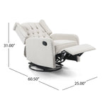 Fauteuil inclinable manuel raffiné aux fonctions polyvalentes pour la maison