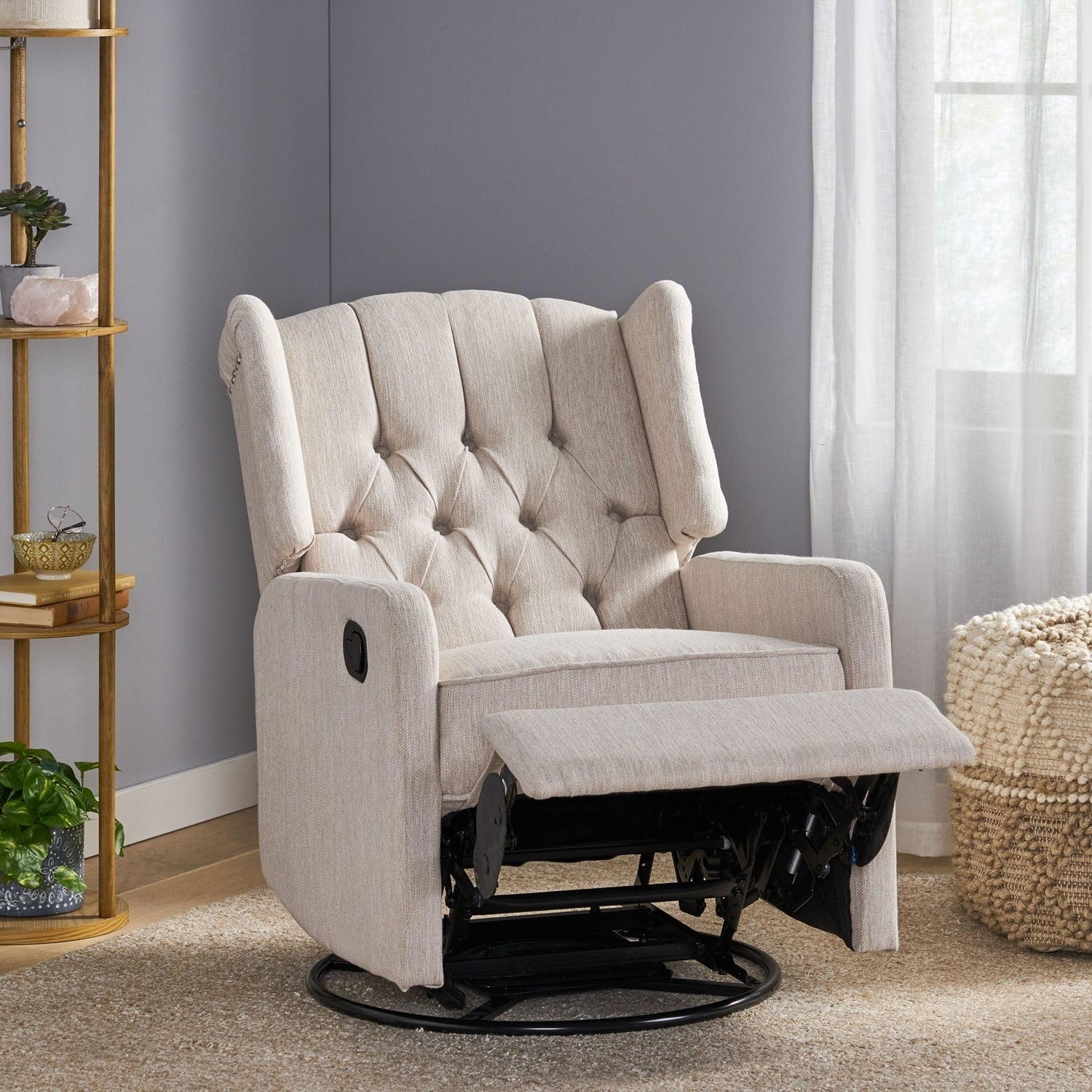 Fauteuil inclinable manuel raffiné aux fonctions polyvalentes pour la maison