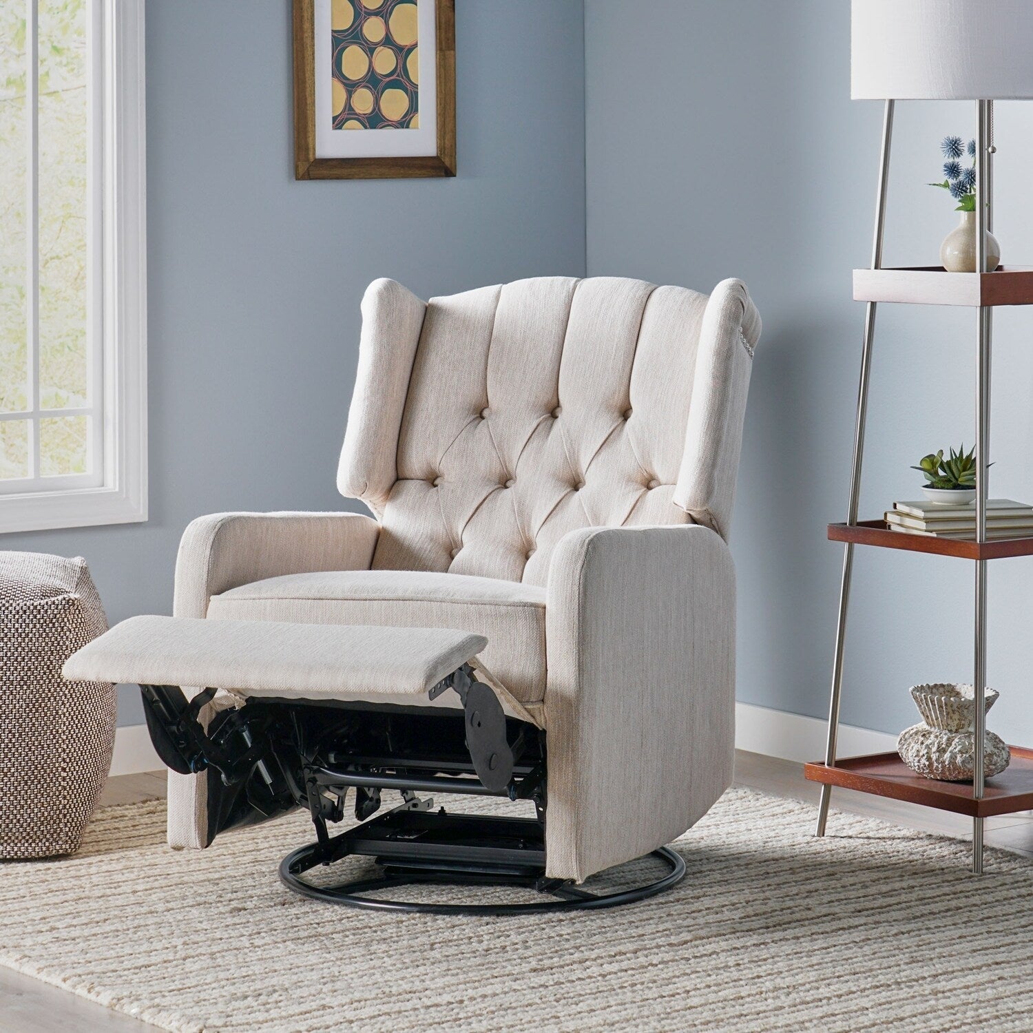 Fauteuil inclinable manuel raffiné aux fonctions polyvalentes pour la maison