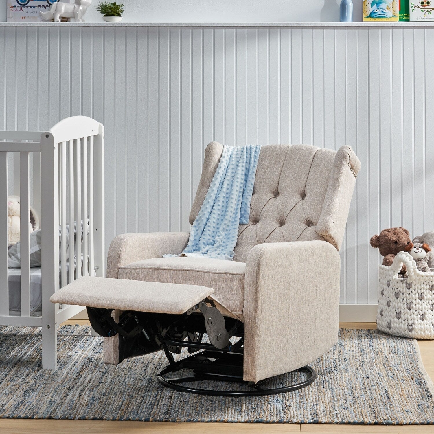 Fauteuil inclinable manuel raffiné aux fonctions polyvalentes pour la maison