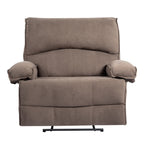Fauteuil inclinable extra large avec coussin chauffant et massant, revêtement en polaire douce