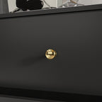 Commode double blanche à 10 tiroirs pour chambre à coucher, grand espace de rangement