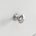Commode double blanche à 10 tiroirs pour chambre à coucher, grand espace de rangement
