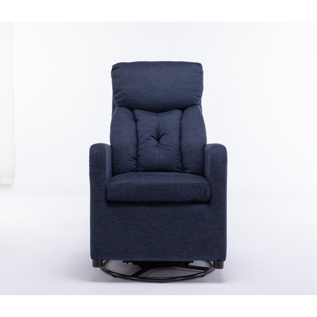 Fauteuil à bascule pivotant en tissu Gilder Chair