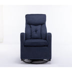 Fauteuil à bascule pivotant en tissu Gilder Chair