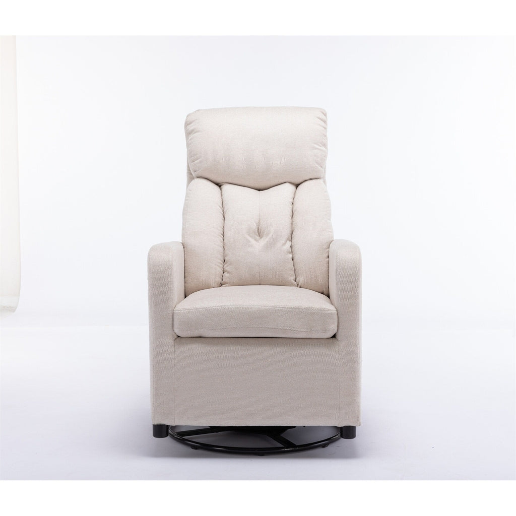 Fauteuil à bascule pivotant en tissu Gilder Chair