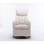 Fauteuil à bascule pivotant en tissu Gilder Chair