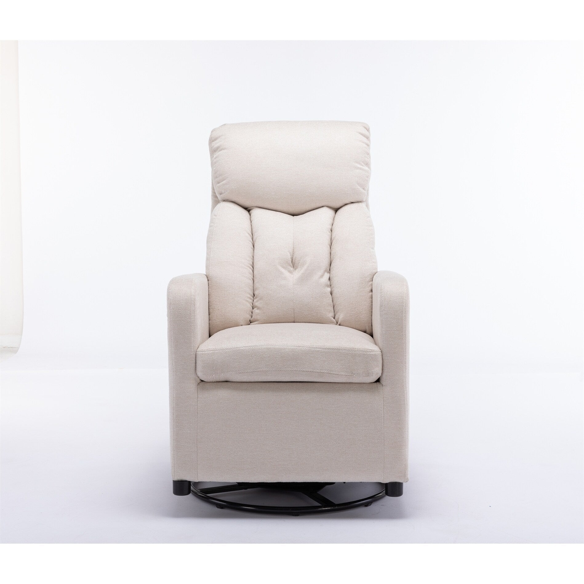 Fauteuil à bascule pivotant en tissu Gilder Chair