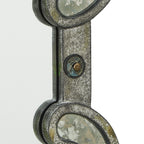 Miroir mural argenté antique Fantina par iNSPIRE Q Classic
