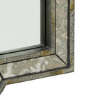 Miroir mural argenté antique Fantina par iNSPIRE Q Classic