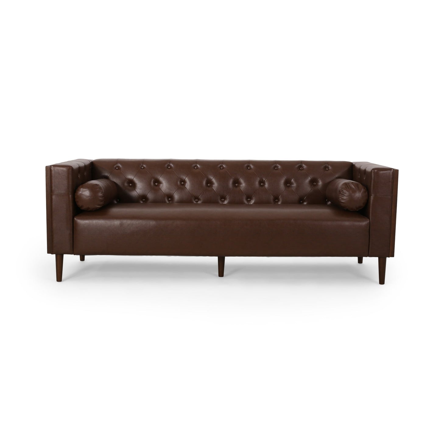 Canapé capitonné moderne Faraway avec coussins décoratifs par Christopher Knight Home