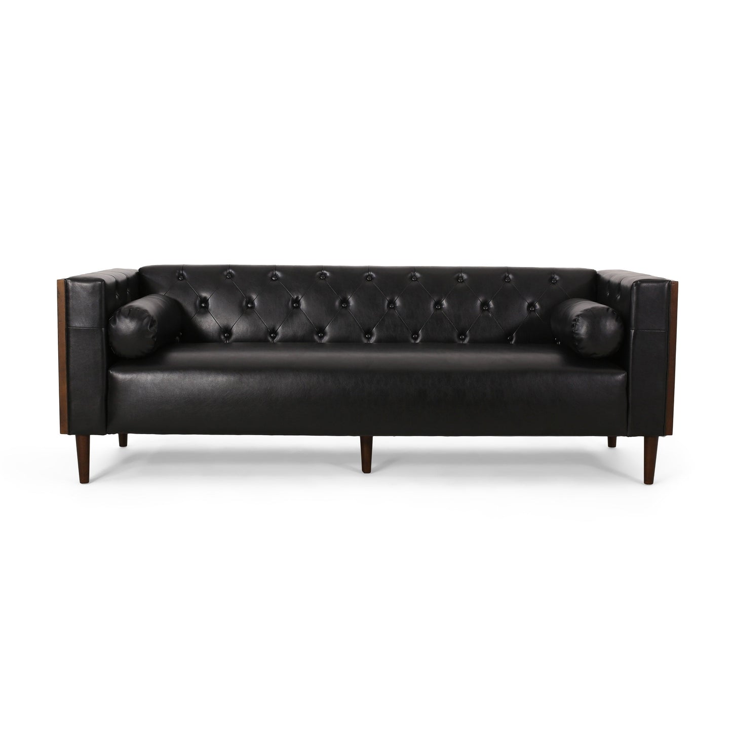 Canapé capitonné moderne Faraway avec coussins décoratifs par Christopher Knight Home