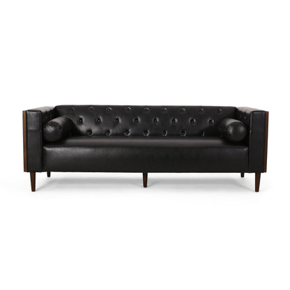 Canapé capitonné moderne Faraway avec coussins décoratifs par Christopher Knight Home