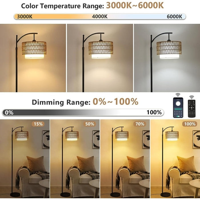 Lampadaires de ferme avec télécommande et ampoule à intensité variable