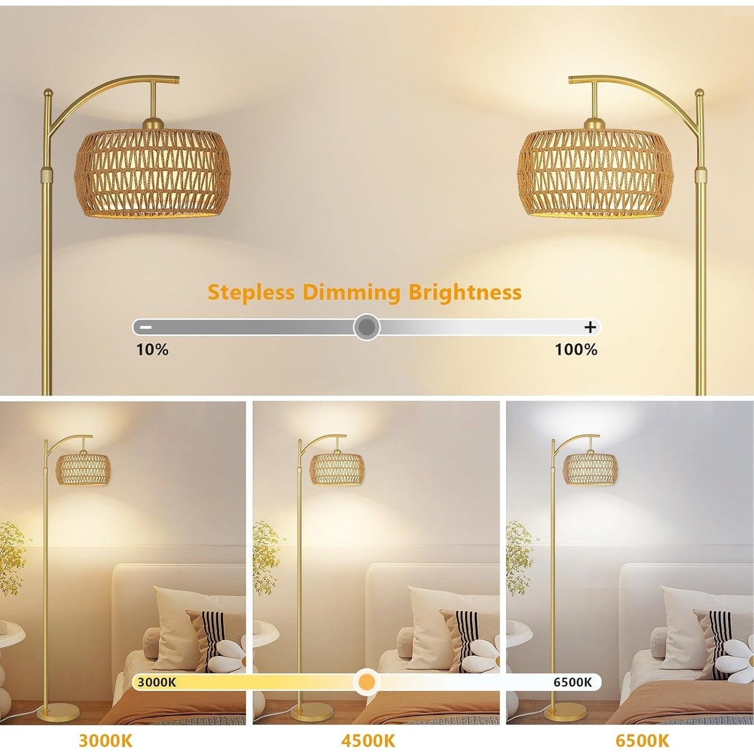 Lampadaires de ferme avec télécommande et ampoule à intensité variable
