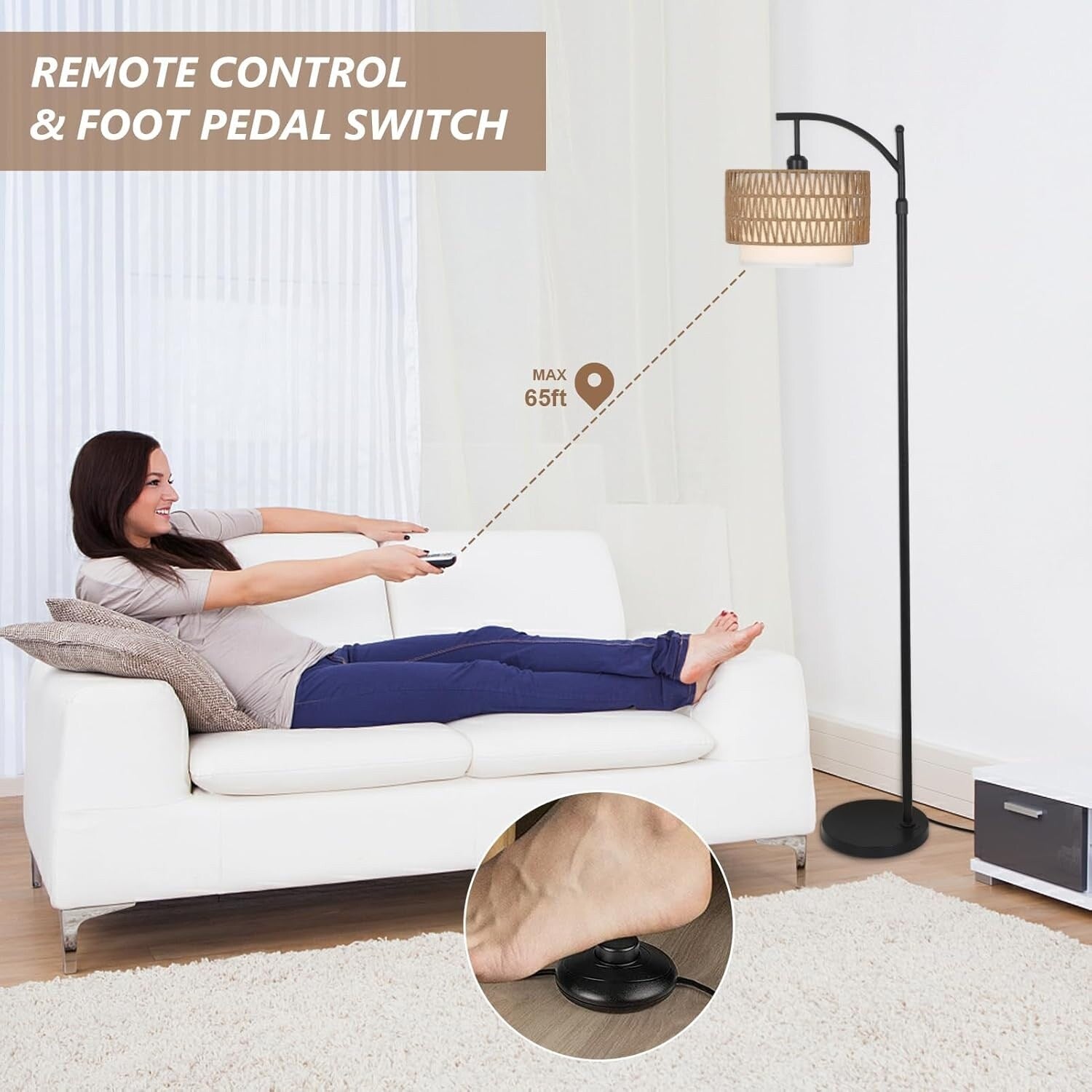 Lampadaires de ferme avec télécommande et ampoule à intensité variable