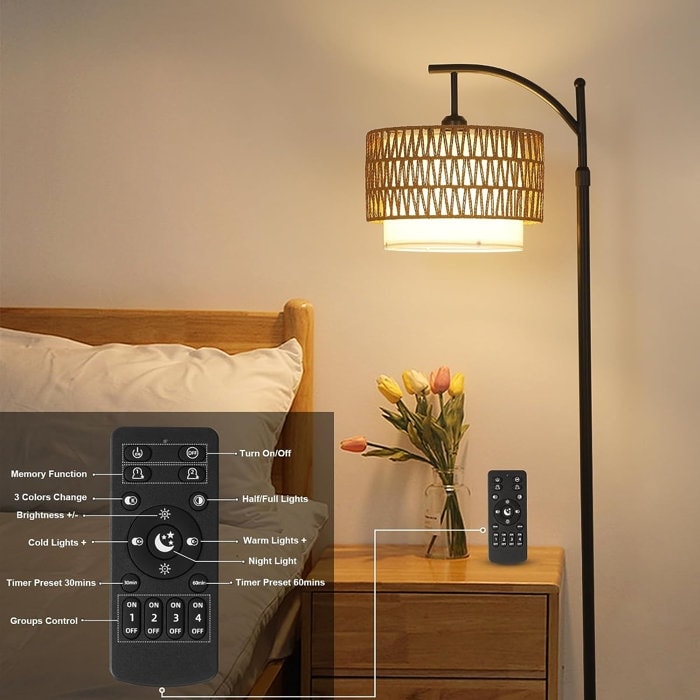 Lampadaires de ferme avec télécommande et ampoule à intensité variable