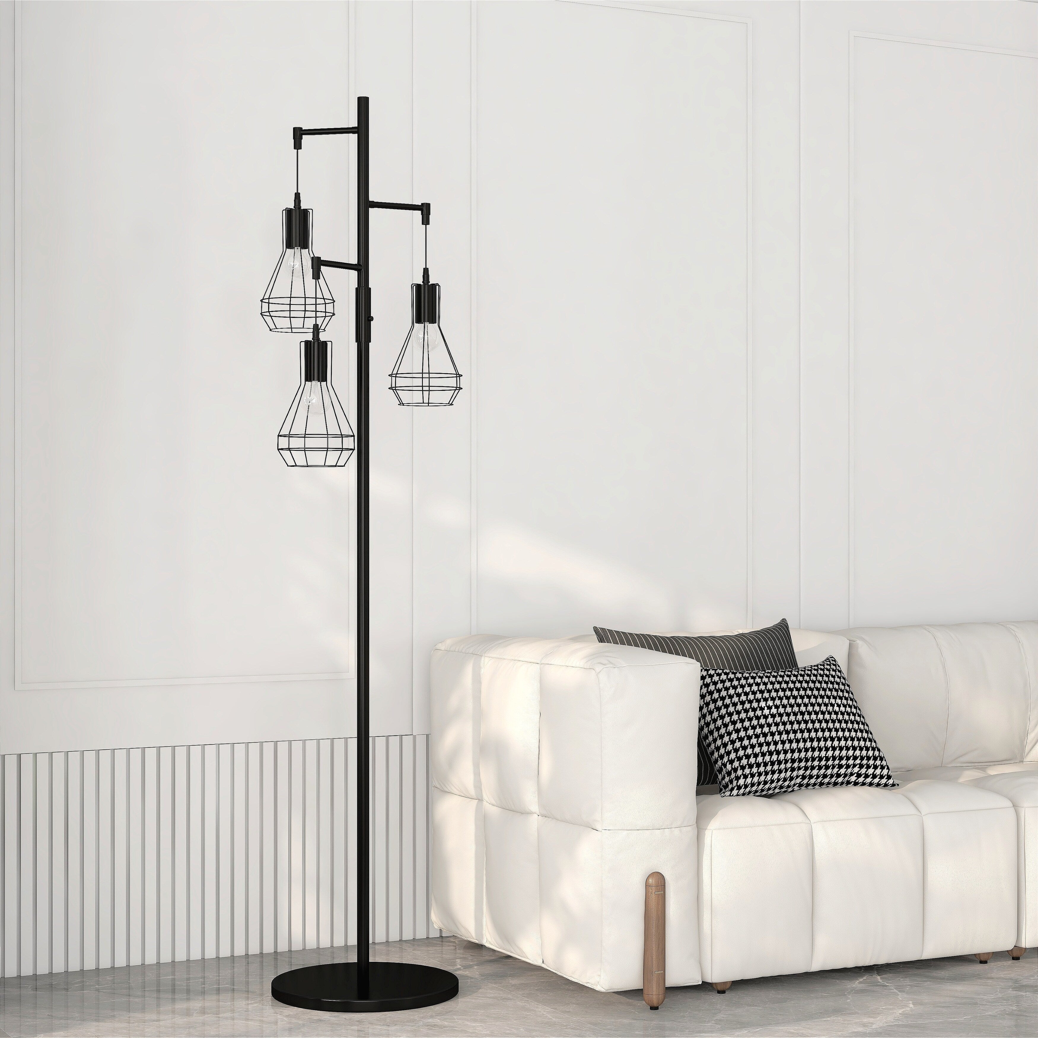 Lampadaire industriel de ferme, lampe haute sur pied pour arbre