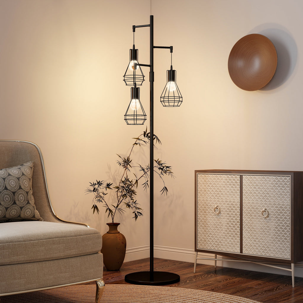 Lampadaire industriel de ferme, lampe haute sur pied pour arbre