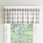 Cantonnière de rideau de cuisine à carreaux Buffalo Emily Gulch de The Gray Barn - 60 l x 15 L