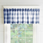 Cantonnière de rideau de cuisine à carreaux Buffalo Emily Gulch de The Gray Barn - 60 l x 15 L